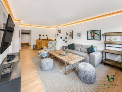Stilvolle Gartenwohnung in Kitzbühel – 3 Zimmer, ca. 300 m² Garten &amp; Garage