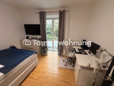 Tauschwohnung: Ruhige 1 Zimmer Wohnung mit großer Terrasse in Eimsbüttel