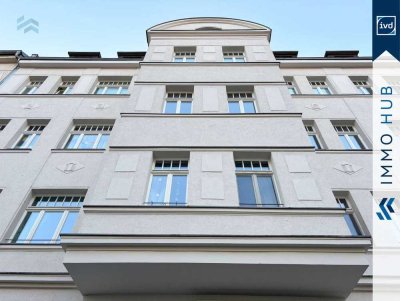 ++ Balkon, Parkett, Badezimmer mit Fenster & Badewanne! Charmante Maisonette-Wohnung in Leipzig ++