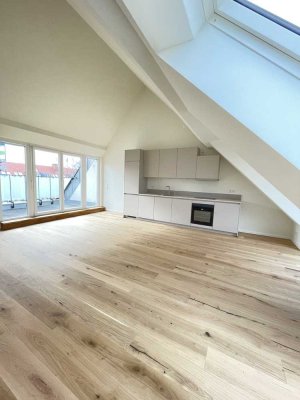 sanierte Dachgeschosswohnung mit Dachterrasse und Fußbodenheizung