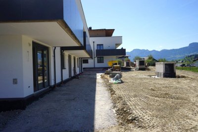 TRIO - BEZUGSFERTIG SOMMER 20206 - PROVISIONSFREI! Mondsee 2 Zi. Gartenwohnung mit ca. 90 m² Garten - BAURECHTOBJEKT