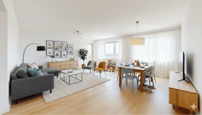 Moderne 4-Zimmer Dachgeschosswohnung mit Loggia in Laxenburg
