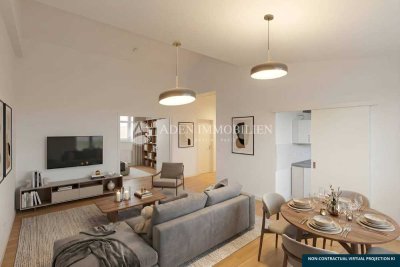 2021 gebaut! 2,5-Zi. DG-Whg: 30qm Wohnraum, Süd-Balkon und EBK!