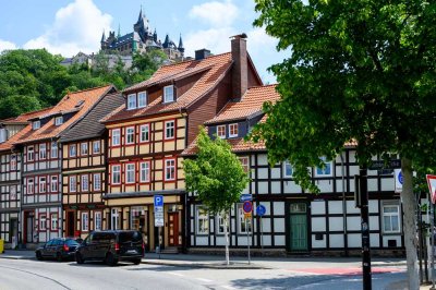 Fachwerkhaus mit Kamin+Garten, Wfl.300 m² +Altersvorsorge im Ensemble in bester Lage von Wernigerode