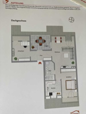 Exklusive 3-Raum-DG-Wohnung mit gehobener Innenausstattung mit EBK in Bayreuth