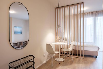 NESD Linz Quadrill | Dein vollmöbliertes Apartment zum Fixpreis (monatlich kündbar)