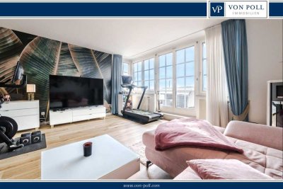 Wohnen auf 3 Ebenen! Stilvolle Maisonette mit großer Dachterrasse und Fernblick über Usingen
