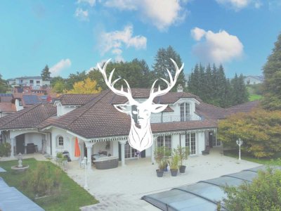 Hochwertige Villa mit schönem und privatem Gartengrundstück in bester Lage von Hohentengen zu verkau