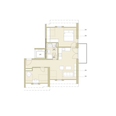 Wohnensemble Gipfelglück - 2,5 Zimmer-Balkonwohnung - Whg 6