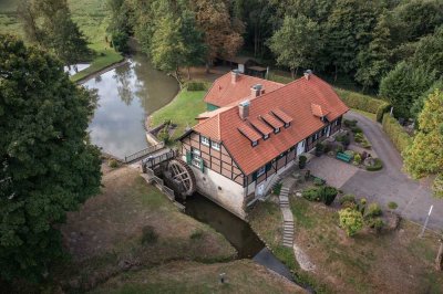 Wassermühle der Luxusklasse in absoluter Alleinlage
