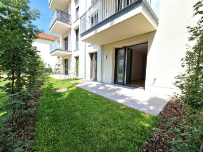 Erdgeschosskomfort mit Aussicht – 2-Zimmer-Wohnung mit großer Dusche & Einbauküche