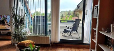 Exklusiv: Helle 3,5-Zi.-Maisonette 111 m² • Loggia, Weitblick + Einbauküche