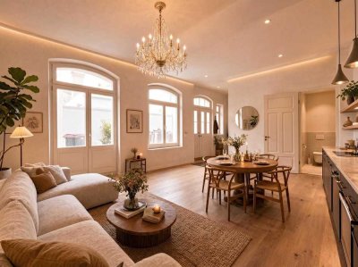 Wohnen wie im eigenen Haus - großzügige 5-Zimmer-Wohnung im kernsanierten Denkmal