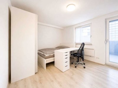 Studenten aufgepasst - modernes Terrassen-Appartement in zentraler Lage