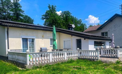 EINZIGARTIGER BUNGALOW – mit Wintergarten, Photovoltaik in Frankenburg am Hausruck