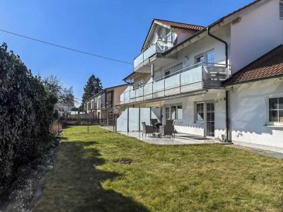 Helle ERDGESCHOSSWOHNUNG MIT GARTEN & TOP ANBINDUNG NACH MÜNCHEN!