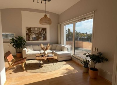 Dachterrassenwohnung im Loft-Style am Hachinger Bach in Berg am Laim