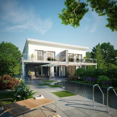 schönes Grundstück inkl. Doppelhaus mit Übereck-Balkon