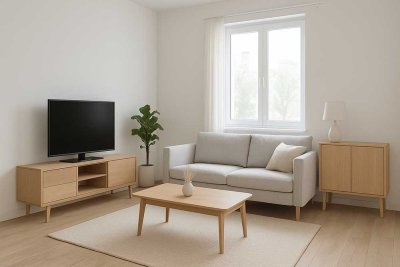 ruhige 3 Raum Wohnung im Erdgeschoss