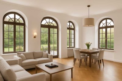 Exklusive 120 m² Gartenwohnung – viel Platz für die Familie im sanierten Altbau