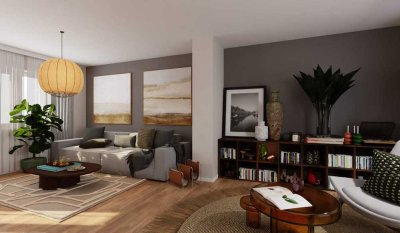 Doppelhaushälfte in ruhiger Feldrandlage mit Dachterrasse und Dachstudio