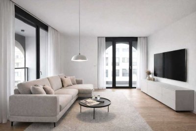 Gemütliche 2-Zimmer Wohnung mit Loggia im 2. Obergeschoss und Seeblick