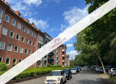 Großzügige 2-Zimmer-Wohnung mit offenem Küchenbereich &
Balkon in Kieler Bestlage!