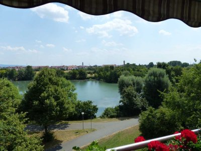 3,5-Zimmer-Wohnung am Vogelstangsee mit Blick auf See und Bergstraße