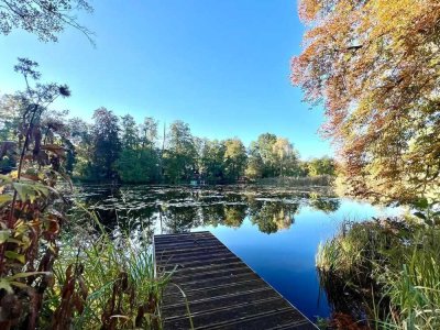 Ferienhaus direkt am privaten See mit eigenem Steg