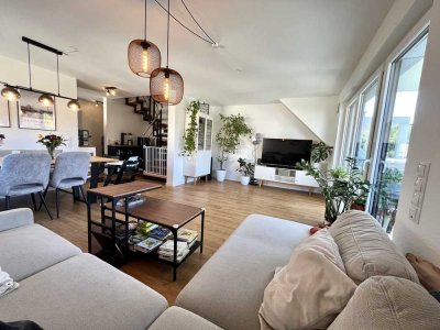 Stilvolle 5-Raum-Maisonette-Wohnung mit geh. Innenausstattung mit Balkon und EBK
