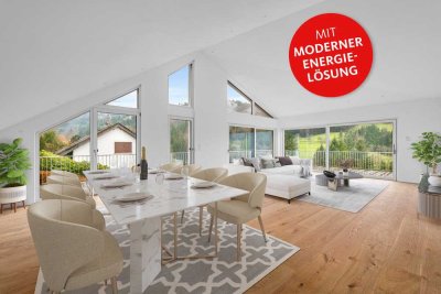 Fantastisches, großzügiges Familiendomizil: Luxuriöse ETW mit Balkon und Terrasse in 79183 Waldkirch