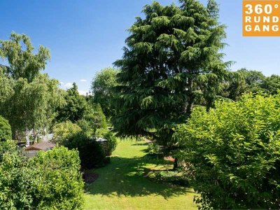 In sehr guter Lage mit 400 m²-Garten: Großzügige 4-Zimmer-Wohnung im EG eines gepflegten 3-FH