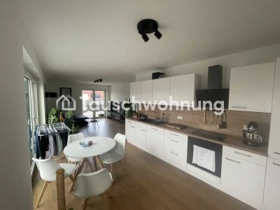Tauschwohnung: Zentrale Penthousewohnung mit 90 m² Dachterrasse – suche kle