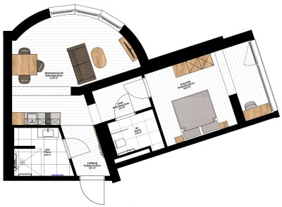 Park Residenz Bad Mühllacken – Modernes Wohnen für Best Ager - Wohnungstyp F