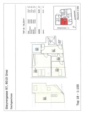 � Renovierte 2‑Stock-Wohnung in Jakomini – für 747,70 € inkl. Heizung