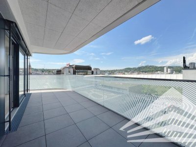 ***ERSTBEZUG*** Einzigartige 3 Zimmer-Premium-Neubauwohnung mit Terrasse &amp; Pöstlingbergblick