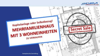 Neuzugang - Mehrfamilienhaus mit 3 Wohneinheiten in Neuburg - Kapitalanlage oder Selbstbezug - Ei...