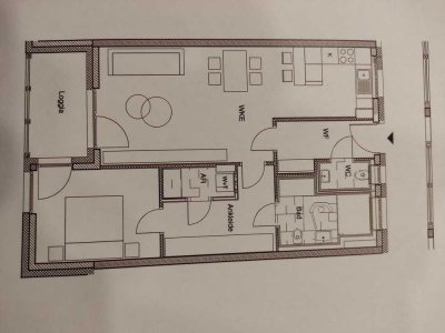 Attraktive und neuwertige 2-Raum-Wohnung mit gehobener Innenausstattung in Hildesheim