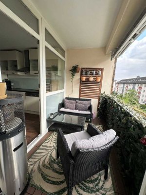 Vollständig renovierte 2-Zimmer-Wohnung mit Loggia &EBK in Hilden~Teilmöbliert~Zentral