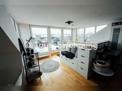 Tauschwohnung: 3R DG Wohnung mit großer Dachterrasse in Blasewitz