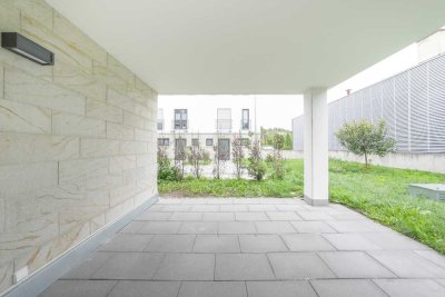 Elegante Erdgeschosswohnung mit Traumterrasse, moderner Küche und lichtdurchfluteten Räumen