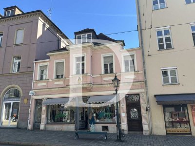 Historisches Wohnhaus mit Ladengeschäft in der Innenstadt