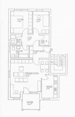 Gepflegte 3-Zimmer Erdgeschosswohnung mit Terrasse in Markdorf