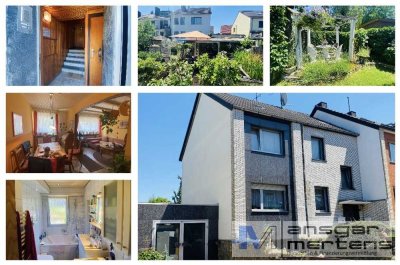 (M)EIN Zweifamilienhaus in M'Gladbach-Ohler
ca. 104 m² inkl. 2 Garagen, Gartenoase & Gartenhäuschen
