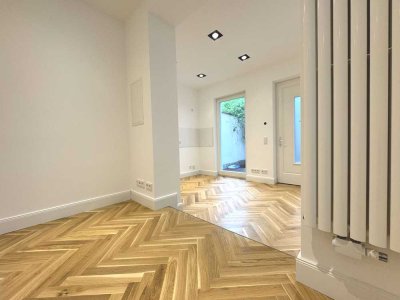 Neubau-Gartenwohnung mit Terrasse im ruhigen Samariterkiez