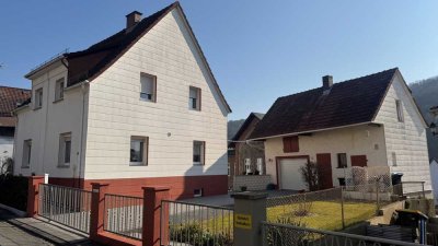 Handwerkerdomizil:  5-Raum-Einfamilienhaus in Wetzlar mit Nebengebäude