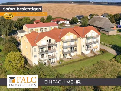 ***Wohnen mit Ostseeflair – charmante 3-Raum-Wohnung mit Blick ins Grüne***