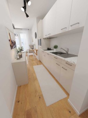 Kompaktes Design-Apartment – möbliert, ausgestattet & bezugsbereit ab 01.09.2025 Apartment Nr. 3