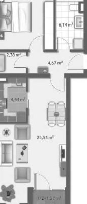 Schöne und gepflegte 2-Zimmer-Wohnung mit Balkon in Velten direkt am Markt