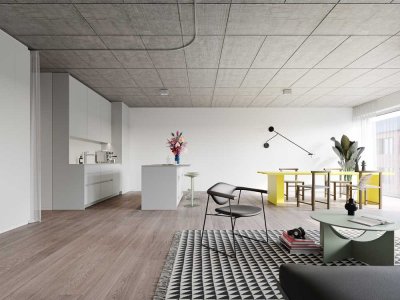 Das Stadtquartier AM TACHELES - 69 m² Design-Apartment mit Loggia in zentraler Lage